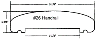 Ipe Wood 2x6 Handrail Image